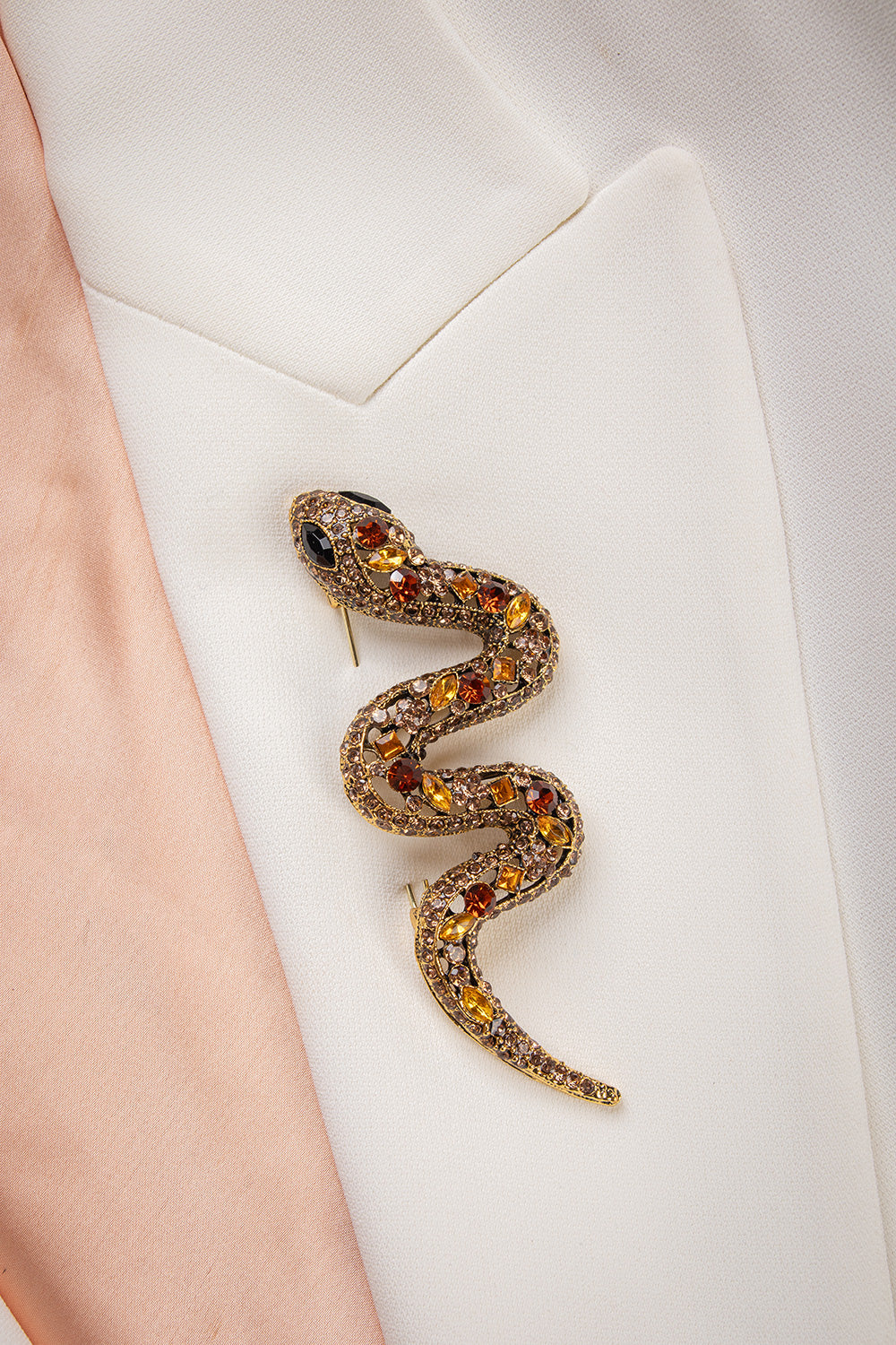 Retro Snake Brooch