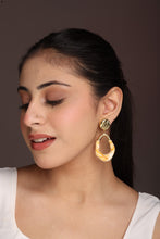 Glimmer Drop Earrings 18K Gold Plated